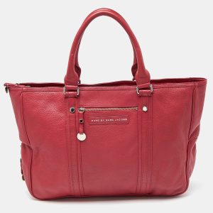 Marc by Marc Jacobs Pink Leather Expandable Zip Around Hobo, Tote Handbags - Luxury Closet catalog