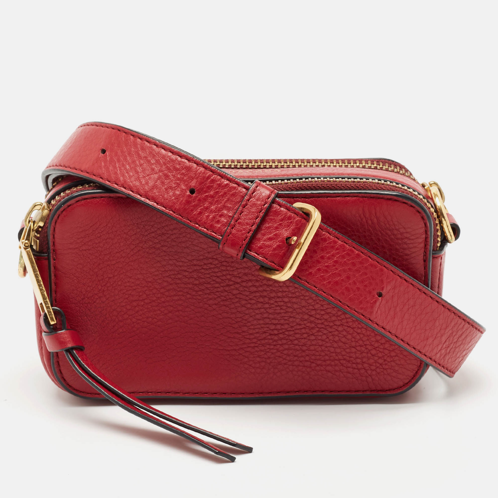 Marc Jacobs Red Leather Recruit Camera Crossbody Bag, Handbags - Luxury Closet catalog