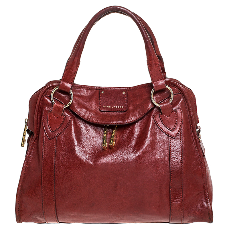 Marc Jacobs Red Leather Wellington Fulton Satchel, Satchels - Luxury Closet catalog