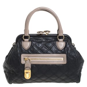 Marc Jacobs Black Quilted Leather Mini Stam Satchel, Satchels - Luxury Closet catalog