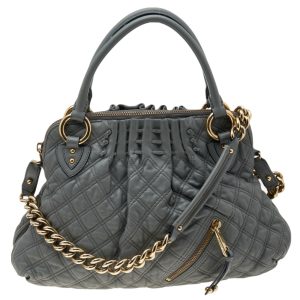 Marc Jacobs Grey Quilted Leather Cecilia Satchel, Satchels - Luxury Closet catalog