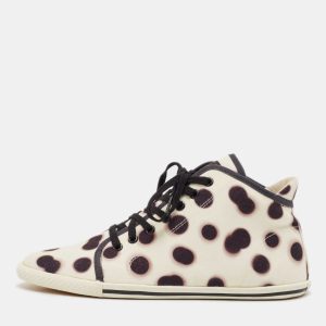 Marc Jacobs Black/Cream Dot Canvas Lace Up Sneakers Size 37, Athletic Shoes & Sneakers - Luxury Closet catalog