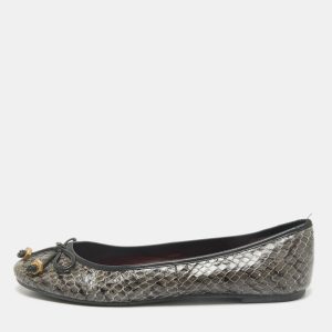 Marc Jacobs Green Python Leather Ballet Flats Size 38, Flats - Luxury Closet catalog