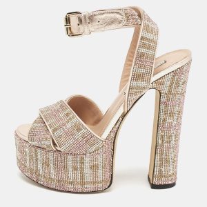 Marco de vincenzo Multicolor Leather Ankle Strap Sandals Size 38, Sandals - Luxury Closet catalog