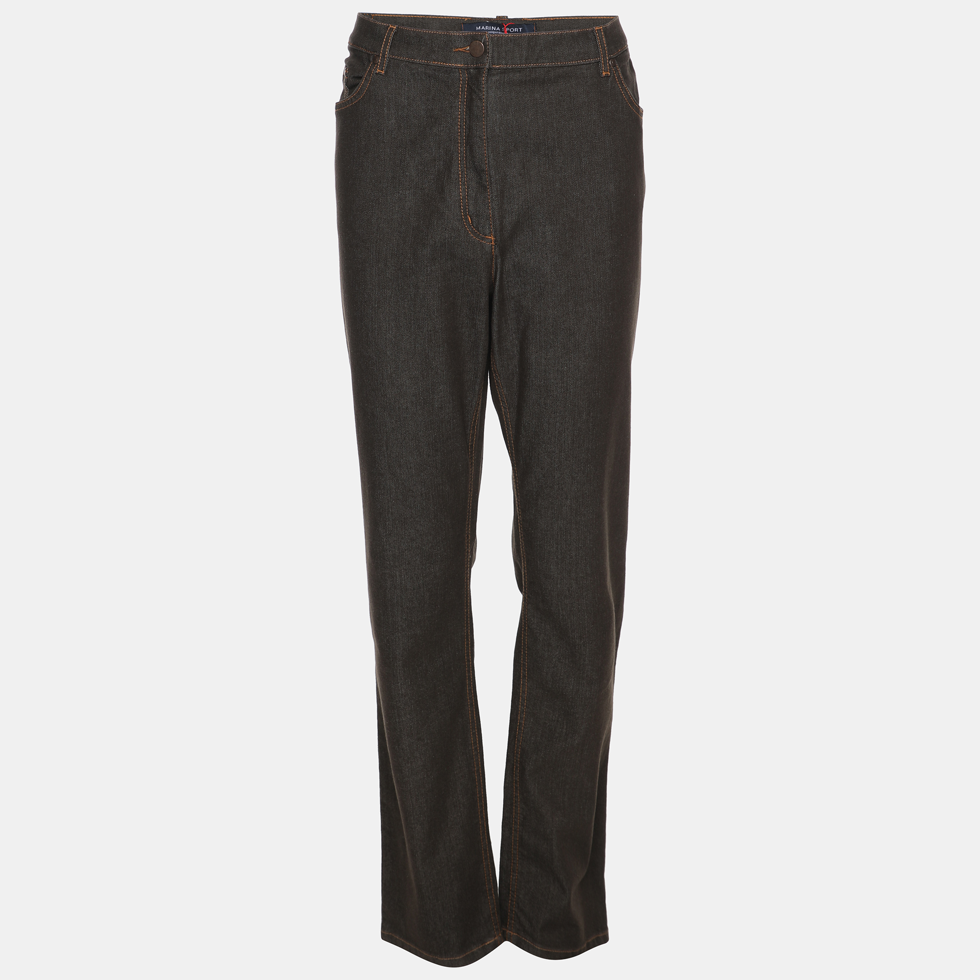 Marina Sport by Marina Rinaldi Brown Denim Jeans L, Jeans - Luxury Closet catalog