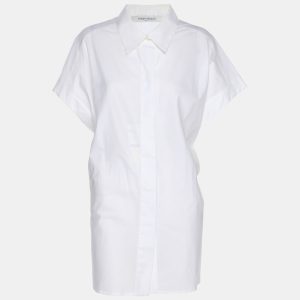 Marina Rinaldi White Cotton Button Front Sleeveless Shirt M, Shirts & Tops - Luxury Closet catalog