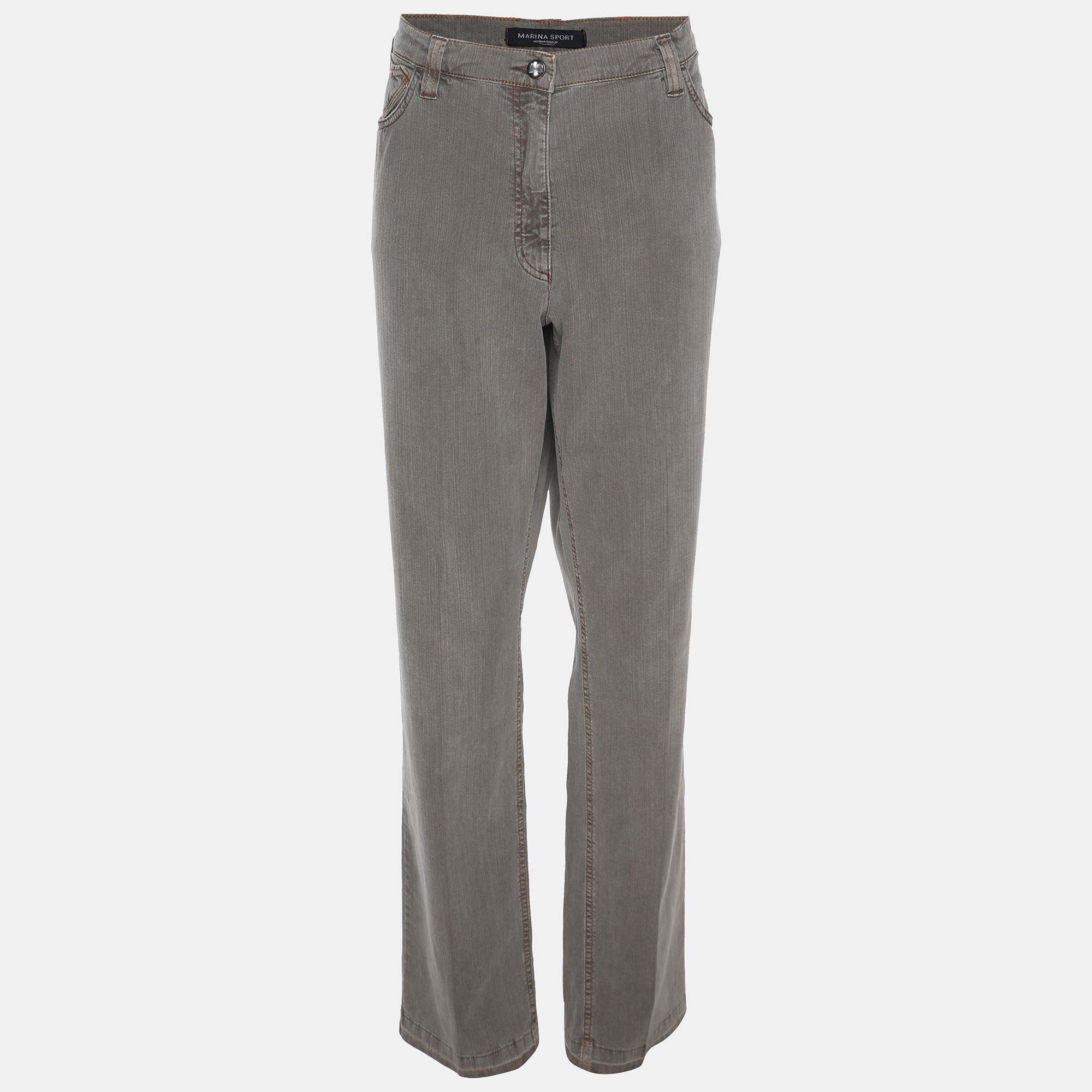 Marina Sport by Marina Rinaldi Grey Denim Jeans L, Jeans - Luxury Closet catalog