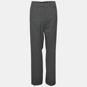Marina Sport by Marina Rinaldi Grey Wool Blend Trousers L, Clothing - Luxury Closet catalog