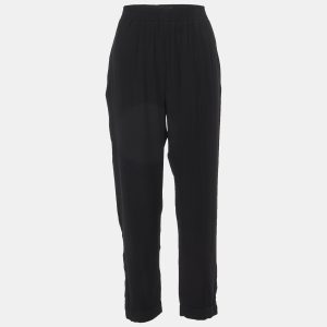 Marni Black Georgette Zip Detailed Hem Pants M, Clothing - Luxury Closet catalog