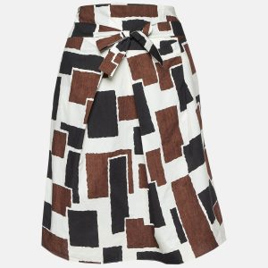 Marni Multicolor Printed Tie-Up Waist Detail Mini Skirt S, Skirts - Luxury Closet catalog