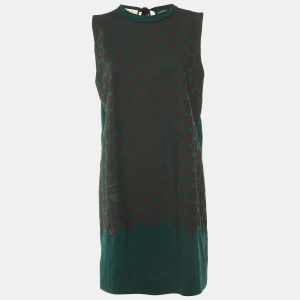 Marni Green Polka Dotted Cotton Sleeveless Shift Dress L, Dresses - Luxury Closet catalog