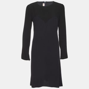 Marni Black Crepe Long Sleeve Midi Dress M, Dresses - Luxury Closet catalog