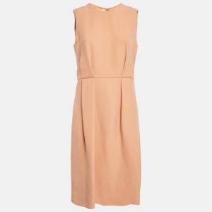 Marni Orange Crepe Pleated Sleeveless Short Dress M, Dresses - Luxury Closet catalog