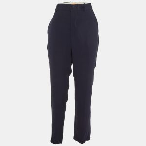 Marni Navy Blue Crepe Tapered Leg Trousers L, Clothing - Luxury Closet catalog