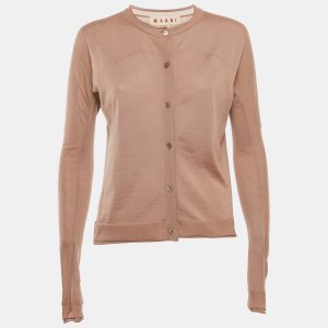 Marni Pale Pink Cashmere Knit Cardigan S, Sweaters & Cardigans - Luxury Closet catalog