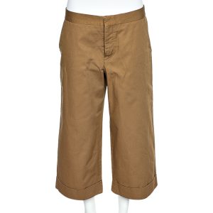 Marni Brown Cotton Wide Leg Culottes M, Clothing - Luxury Closet catalog