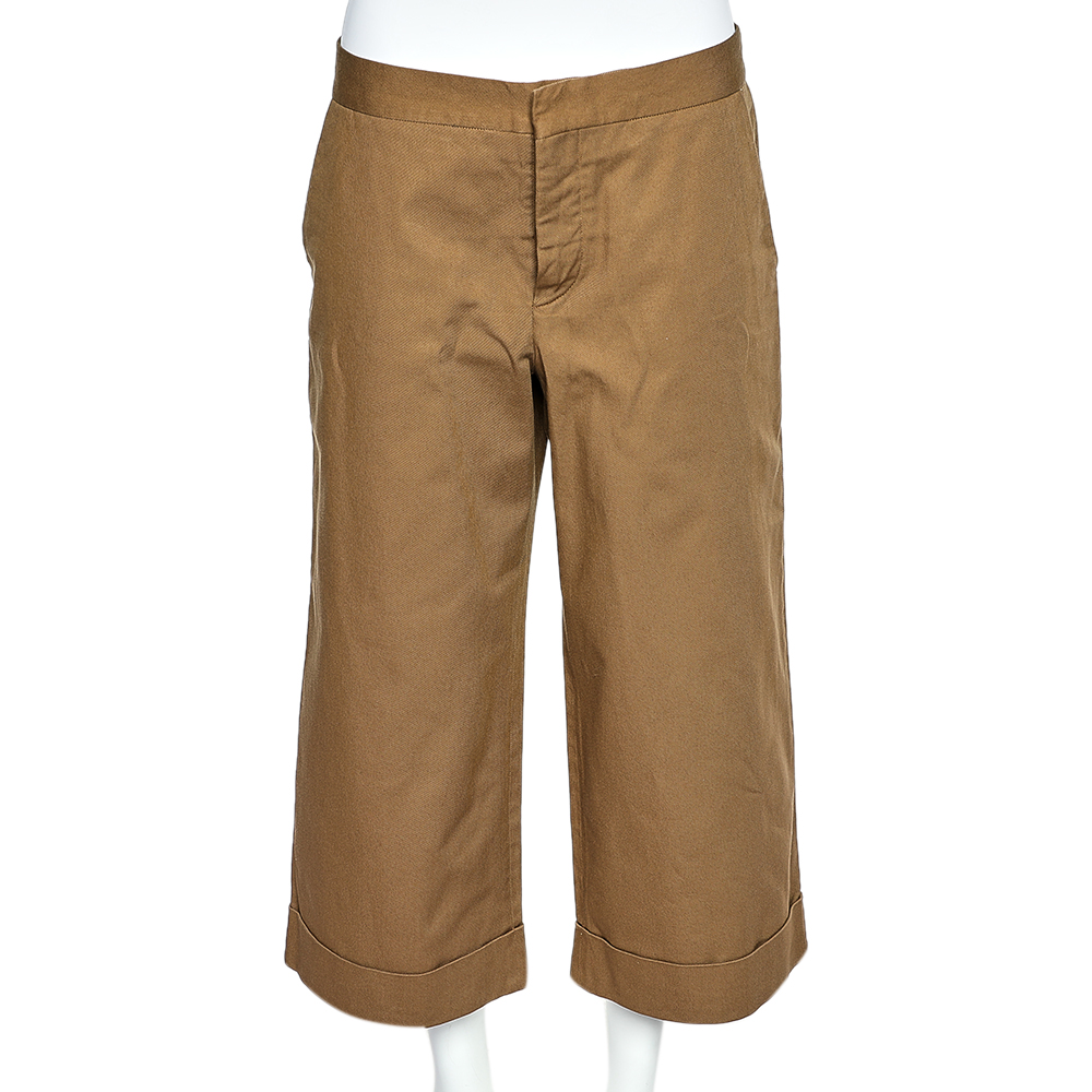Marni Brown Cotton Wide Leg Culottes M, Clothing - Luxury Closet catalog