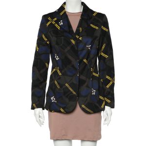 Marni Multicolor Printed Cotton Button Front Blazer M, Coats & Jackets - Luxury Closet catalog