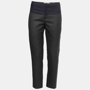 Marni Navy Blue & Grey Wool Tapered Leg Trousers M, Clothing - Luxury Closet catalog