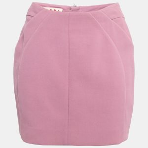 Marni Pink Cotton Mini Skirt M, Skirts - Luxury Closet catalog