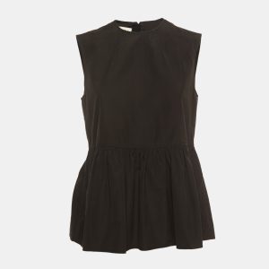 Marni Black Cotton Sleeveless Peplum Top S, Shirts & Tops - Luxury Closet catalog