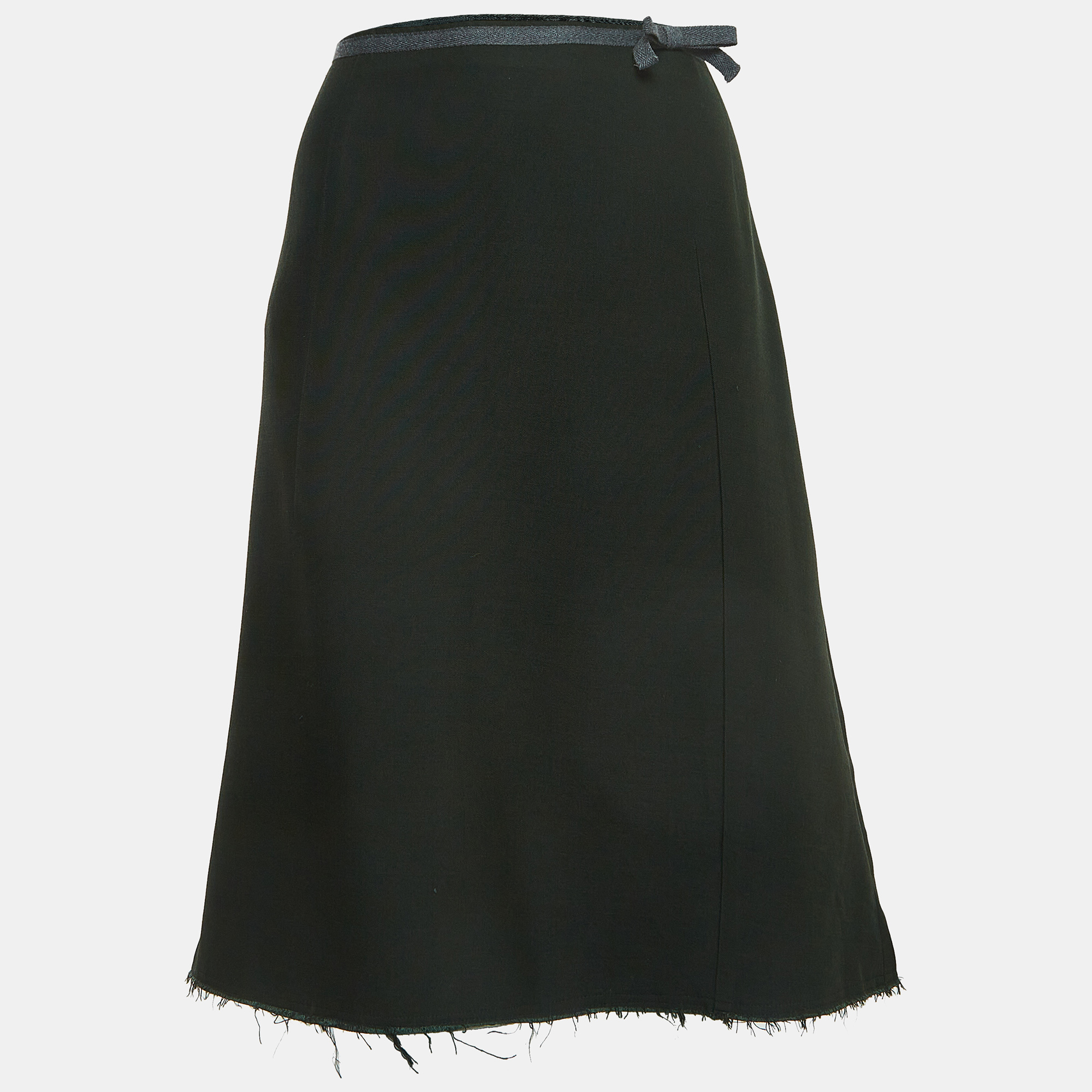 Marni Dark Green Wool Blend Midi Skirt M, Skirts - Luxury Closet catalog