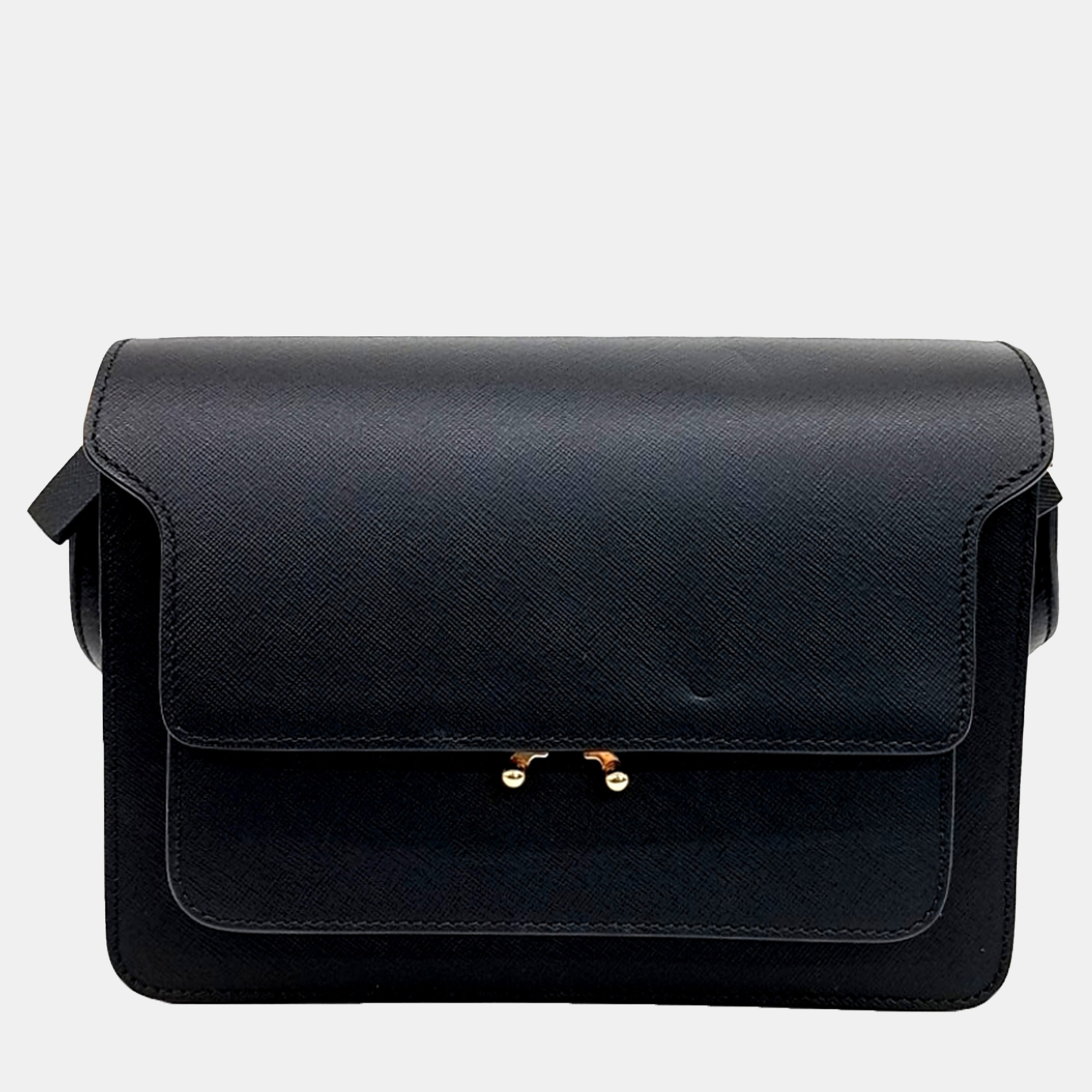 Marni Black Leather Trunk Bag, Shoulder Bags - Luxury Closet catalog