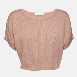 Max Mara Beige Silk Knit Sleeveless Crop Top M, Shirts & Tops - Luxury Closet catalog