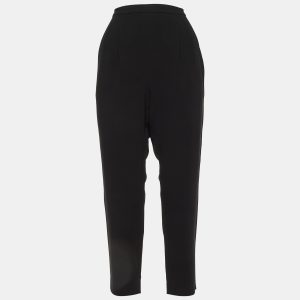 Max Mara Black Crepe Pleated Trousers M, Clothing - Luxury Closet catalog