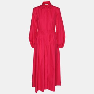 Max Mara Pink Cotton Blend Maxi Dress M, Dresses - Luxury Closet catalog