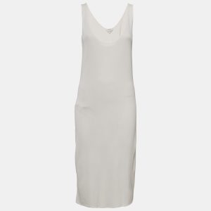 Max Mara White Stretch Knit Sleeveless Midi Dress M, Dresses - Luxury Closet catalog