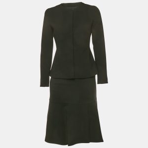 Max Mara Black Crepe Skirt Suit S/XS, Suits - Luxury Closet catalog