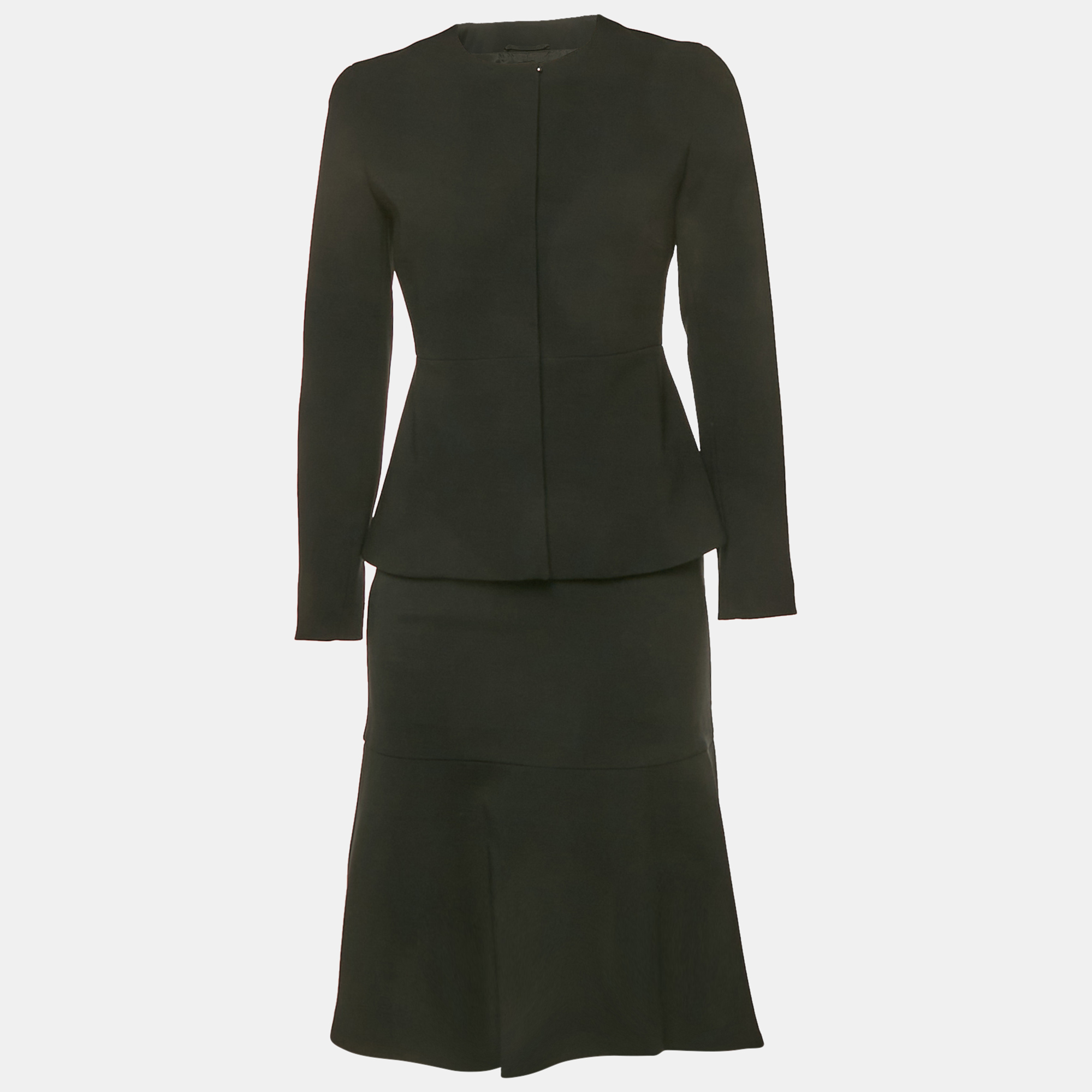 Max Mara Black Crepe Skirt Suit S/XS, Suits - Luxury Closet catalog