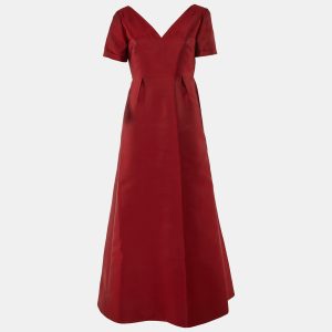Max Mara Burgundy Satin Gown L, Dresses - Luxury Closet catalog