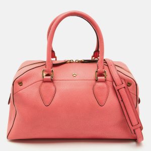 MCM Blush Pink Leather Zip Satchel, Satchels - Luxury Closet catalog