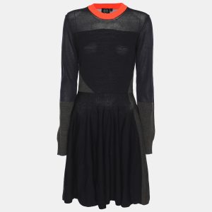 McQ by Alexander McQueen Multicolor Wool Knit Midi Dress L, Dresses - Luxury Closet catalog