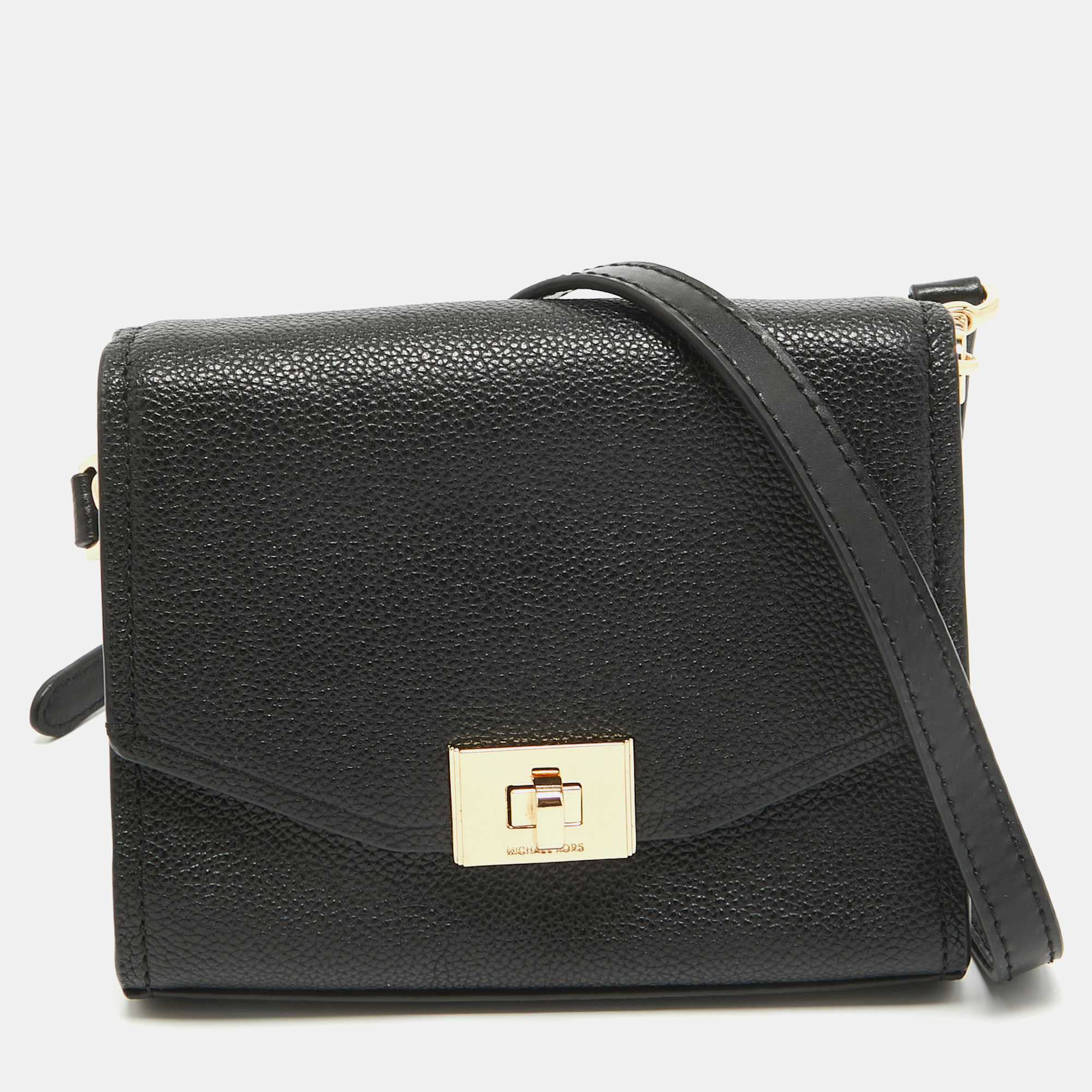 Michael Kors Black Leather XS Cassie Crossbody Bag, Handbags - Luxury Closet catalog