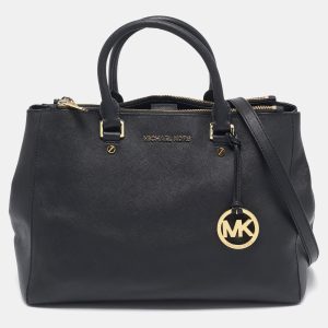 Michael Kors Black Leather Large Sutton Tote, Tote Handbags - Luxury Closet catalog