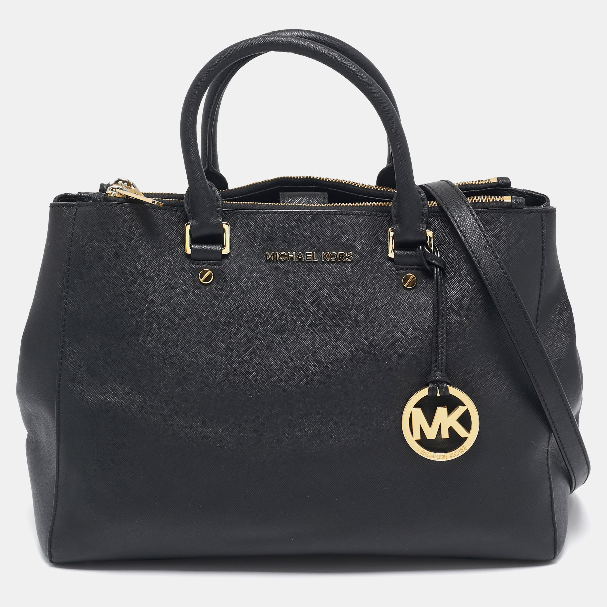 Michael Kors Black Leather Large Sutton Tote, Tote Handbags - Luxury Closet catalog