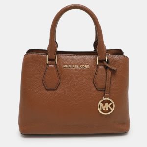 Michael Kors Brown Leather Camille Satchel, Satchels - Luxury Closet catalog