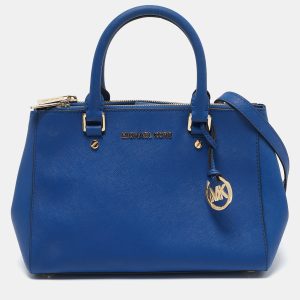 Michael Kors Blue Leather Medium Sutton Tote, Tote Handbags - Luxury Closet catalog