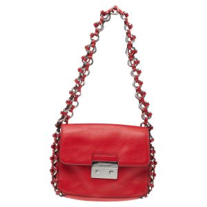 Michael Kors Red Leather Piper Flap Shoulder Bag, Shoulder Bags - Luxury Closet catalog