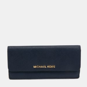 Michael Kors Blue Leather Jet Set Travel Wallet, Wallets & Money Clips - Luxury Closet catalog