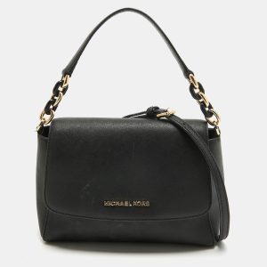 Michael Kors Black Safiano Leather Sofia Top Handle Bag, Satchels - Luxury Closet catalog