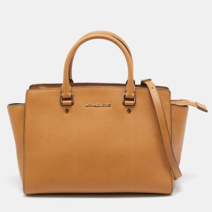 MICHAEL Michael Kors Beige Leather Large Selma Tote, Tote Handbags - Luxury Closet catalog