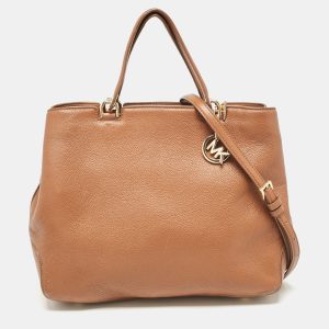 MICHAEL Michael Kors Brown Soft Leather Anabelle Zip Tote, Tote Handbags - Luxury Closet catalog