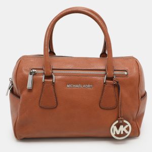 MICHAEL Michael Kors Brown Leather Sophie Satchel, Satchels - Luxury Closet catalog