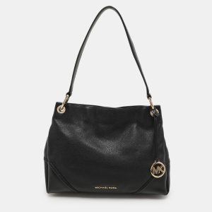 MICHAEL Michael Kors Black Leather Nicole Hobo, Shoulder Bags - Luxury Closet catalog