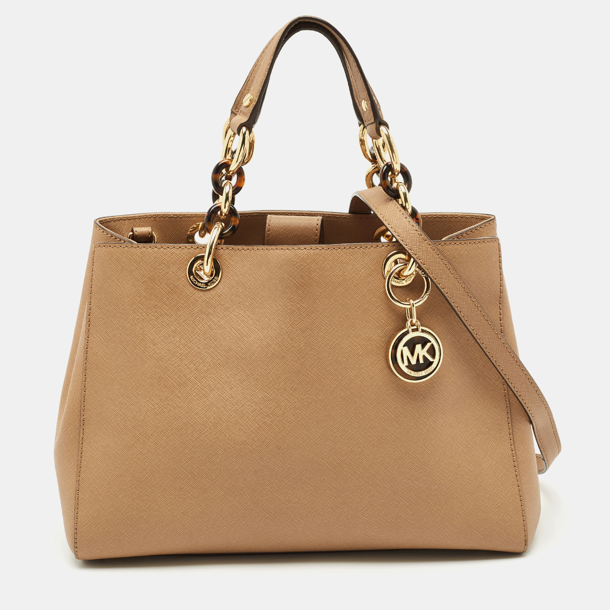 MICHJAEL Michael Kors Brown Leather Medium Cynthia Tote, Tote Handbags - Luxury Closet catalog