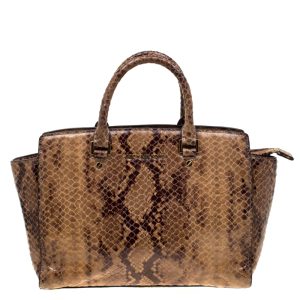 Michael Michael Kors Python Embossed Leather Selma Tote, Tote Handbags - Luxury Closet catalog